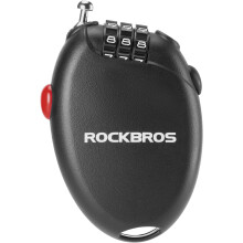 ROCKBROS Bike Locks High Security, 60cm Steel Bicycle Cable Lock Combination 3 Digit