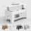 MCC Lift-Top Coffee Table with Hidden Storage & Open Shelf CARTER WHITE 1