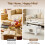 MCC Lift-Top Coffee Table with Hidden Storage & Open Shelf CARTER WHITE 10