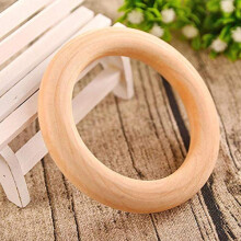 5x Wooden For Crafting DIY Jewelry Making 25mm