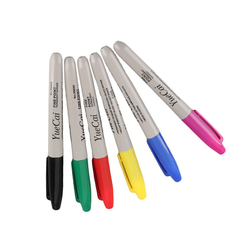 Tattoo Skin Marker Pen Set 6 Colours