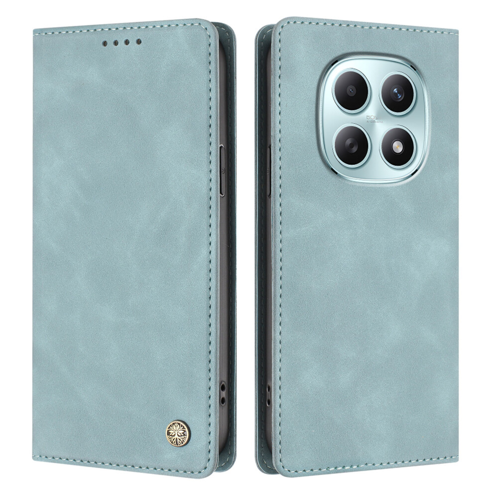 (Lake ) For Xiaomi Poco M8 5G / Xiaomi Redmi Note 15 4G (Global) / Xiaomi Redmi Note 15 5G (Global) Case Hx Rfid Blocking Wallet Blue 6914293630681
