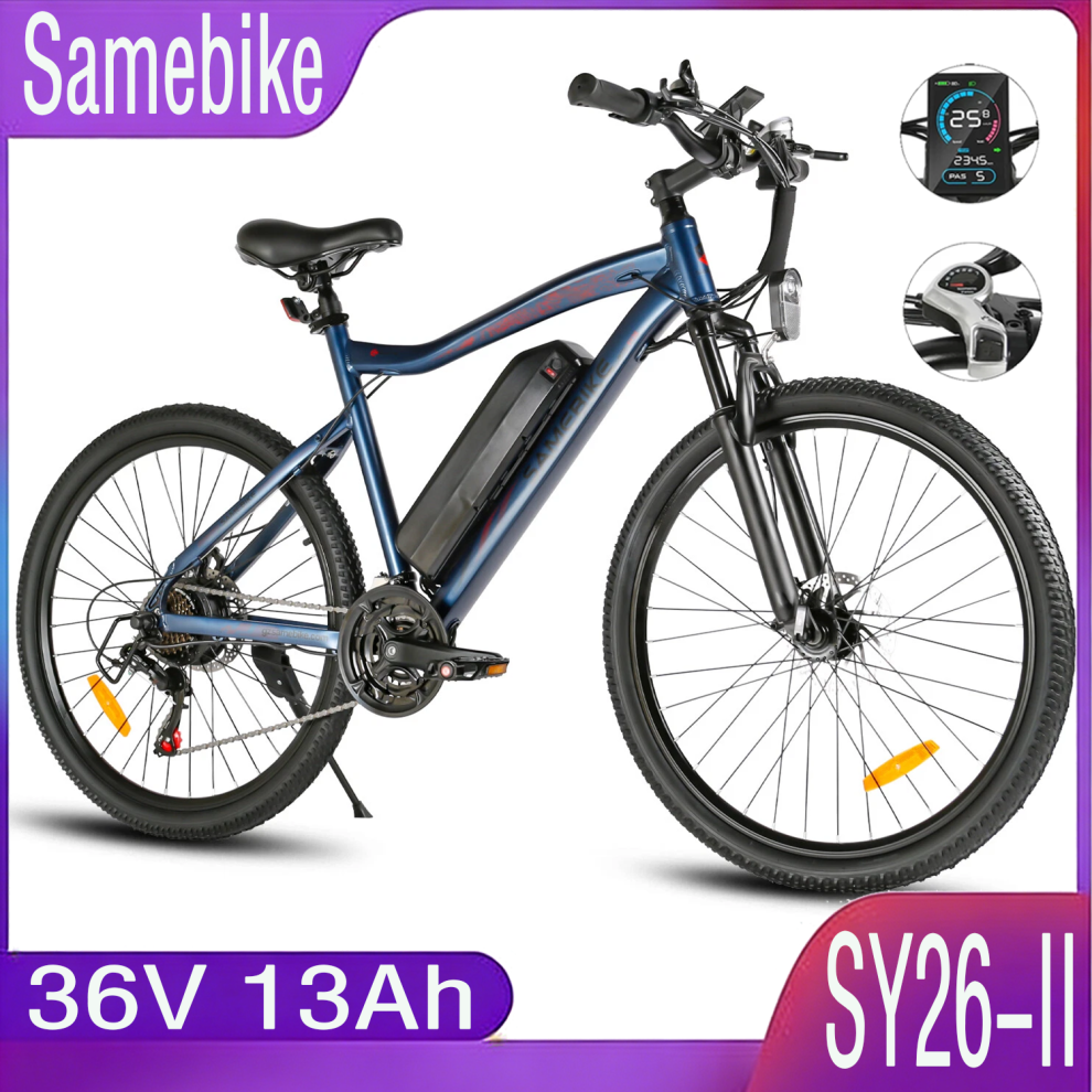 Samebike Sy26 Electric E-Mountainbike 36V 13Ah 21-Speed 26" City E-Bike