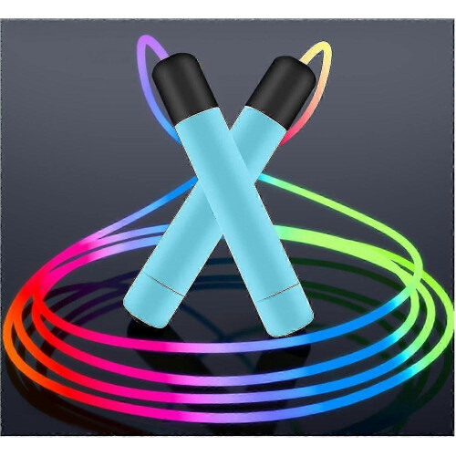 2025 LED Rainbow Jumping Rope Luminous Adjustable Skipping Ropes