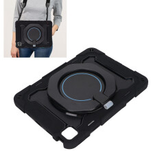 Funda iOS Pro de 11 pulgadas de 3 capas a prueba de golpes negra A2301