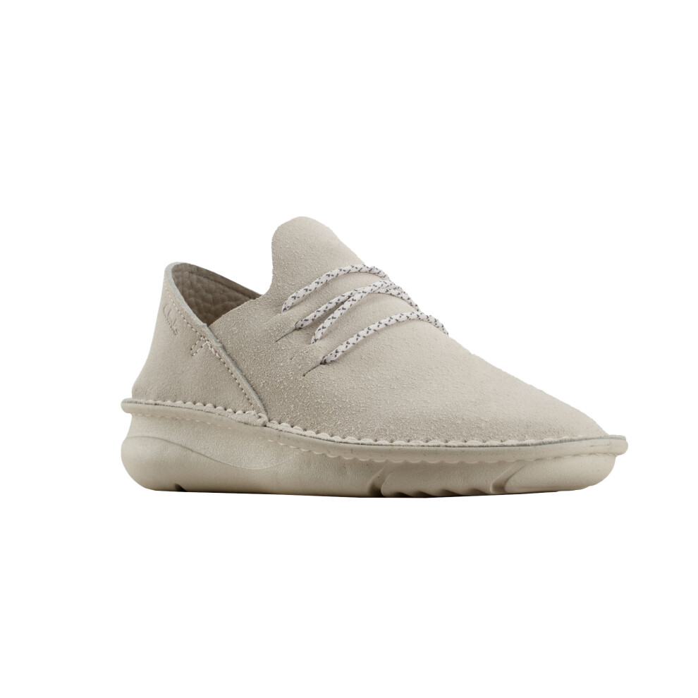 Clarks (6.5 Uk, ) Womens/Ladies Origin Leather Casual Shoes White