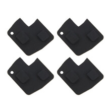 4X 2 Keys Rubber Button Key Remote Control for Yaris Rav4 Mr2 Celica