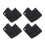 4X 2 Keys Rubber Button Key Remote Control for  Yaris Rav4  Mr2 Celica 1