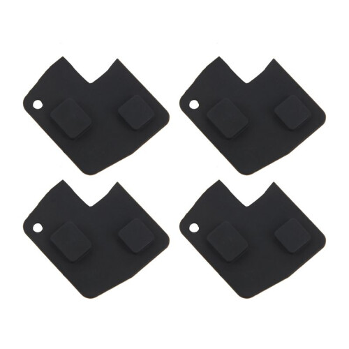 4X 2 Keys Rubber Button Key Remote Control for  Yaris Rav4  Mr2 Celica