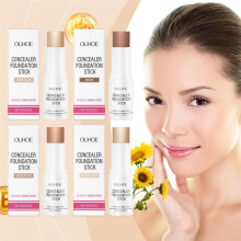 (Type #1) Ouhoe Concealer Foundation Stick Draagbaar Waterdicht Zweetbestendig Lichtgewicht Nee