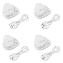 4X para Substituição da Escova de Dentes para  Oral B Carregador Fonte de Alimentação Suporte de Carregamento Indutivo Modelo 3757 Cabo USB
