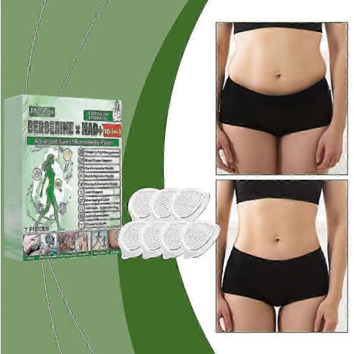 (1PC) for Moringa Berberine x NAD+10-in-1 Advanced Nano Microneedle Patch 7PCS 1