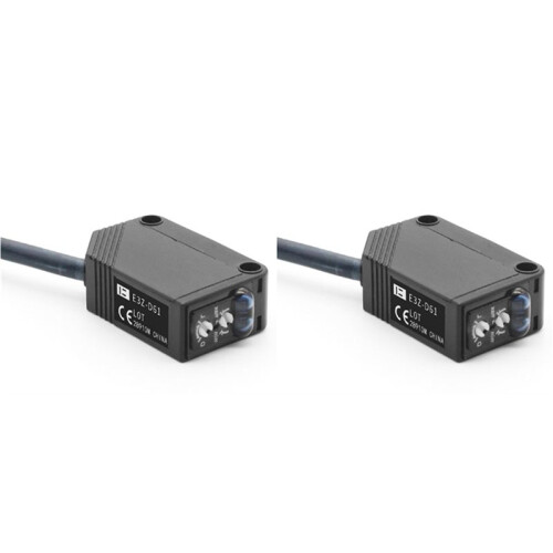 2X Infrarot-Lichtschrankensensor mit Diffuser Reflexion, E3Z-D61, DC5-24 V, mit Halterung