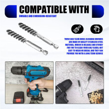 Clubs Hosel Brush Club Brush Wire Brush Cleaning Tool Electric Drill Wire Brush for Iron and Wood,2Pcs