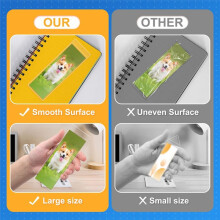 Clear PVC Bookmarks Protective Sleeves Transparent Protector Film Wedding Photo Strip Sleeve Photo Booth Sleeve