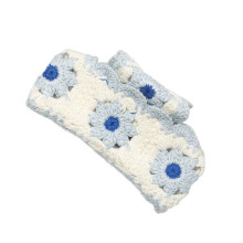Sport Friendly Knitted Hair Clip for Fitness Outdoor-Blue