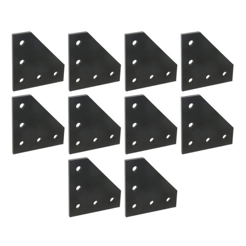 10Pcs 2020 L Shape Joint Plates Corner Bracket for Aluminum Extrusion Profile Enhanced Stability & Support