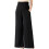 Easy Care Polyester Maternity Pants Wide Leg-black gray M 1
