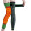 (1 Pair) Herbal Warming Knee Wrap with Adjustable-Green L 1