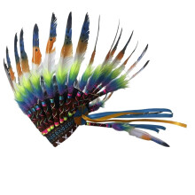 Indian Styles Feather Headdress Stand Out At-rainbow colors