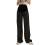 Stylish Maternity Jeans with Belly Support Elastic-black gray L 1