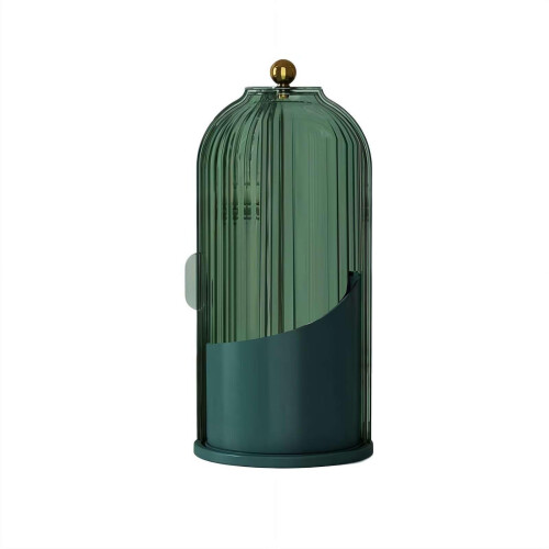 Space Saving Rotating Organizer with Multi Compartments Plastic