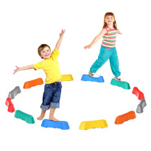 12pcs Non-Slip Balance Beam for Kids, Fitness Equipment Promotes Balance Coordination Skills
