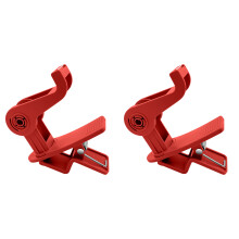 Pack of 2 Polystyrene Tape Dispensers with Multiple Size-Red