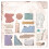 15Sheets Antique Paper Sticker Decorative Scrapbooking-5 1