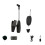 UHF 2.4G Wireless Microphone System for Instruments - Receiver and Transmitter Set for Saxophone 1