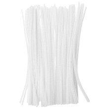 200Stk Weiße Chenille Stäbe Für Handwerk & Blumen