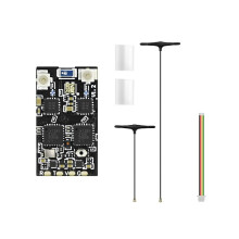 SEQURE 2,4 GHz Dual-RX True Diversity Dual-Antennen-Empfänger FPV-Renndrohne Starrflügler Hohe Bildw