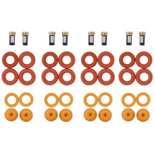 Fuel Injector Repair Kit for  V8 5.4L 4.6L, for  and for Mercury - ORings Basket Filter Spacer Pintle Cap