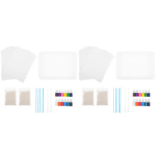 2Sets Marble Painting Kit 12 Assorted Colors Watercolor Paint for Kids