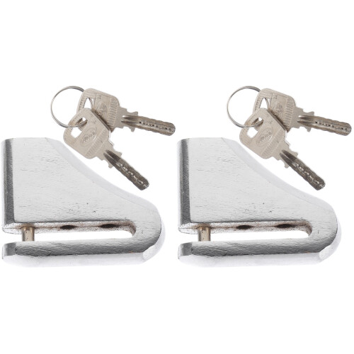 2Pcs Disc Brake Lock Motorcycle Bike Iron Copper Durable Security Lock