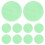 10Pcs White Glow Ping Pong Balls for Night Parties Durable PP Plastic 1