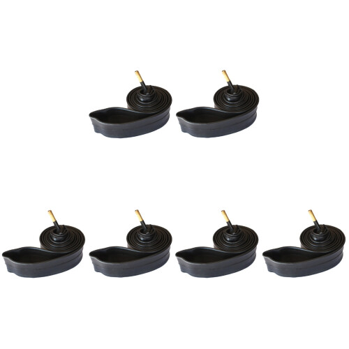 6Pièces Tubes Butyle Noir Résistants Pour