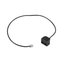 RJ9 4P4C Stecker auf zwei Buchsen Telefonadapterkabel Telefonverlängerungskabel