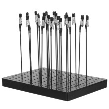 1Set Miniature Model Paint Stand with Protective Clip for Airbrush Use