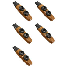 5X Kazoo met 5 Fluitdiafragma'S Kunststof Kazoo Muziekinstrumenten Kazoo voor Gitaar, Ukelele