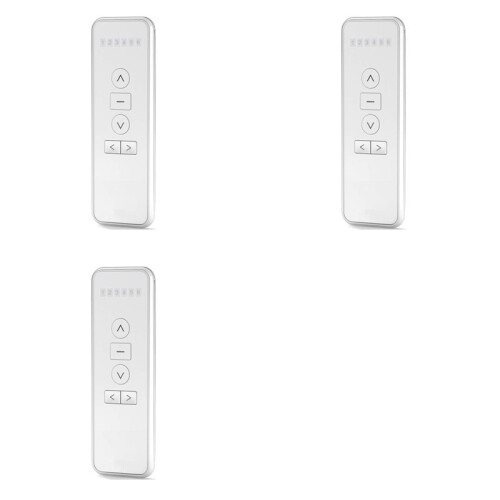 3X AC123-06 6 Channel Wireless RF433.92 Controller Transmitter Remote, Working for Electric Blinds