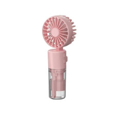 Tragbarer Ventilator mit USB-aufladbarem Luftbefeuchter und kühlendem Sprühnebel, ideal für Zuhause,