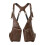 Practical Crossbody Chest Bag with Expandable Storage-brown 1