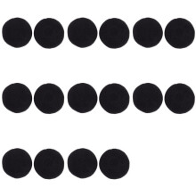 Foam Pad Ear Pad Cover for Headphone (Black, 50mm, Packet of 16 Pcs)