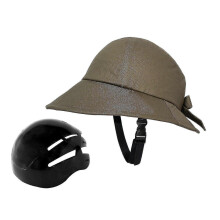 (58cm-60cm, Green) Bicycle Helmet Hat Shaped Helmet Fishing Hat Sun Hat Cyclist Helmet Hat Type Helmet Cap For Women's Cycle Everyday Wear Work