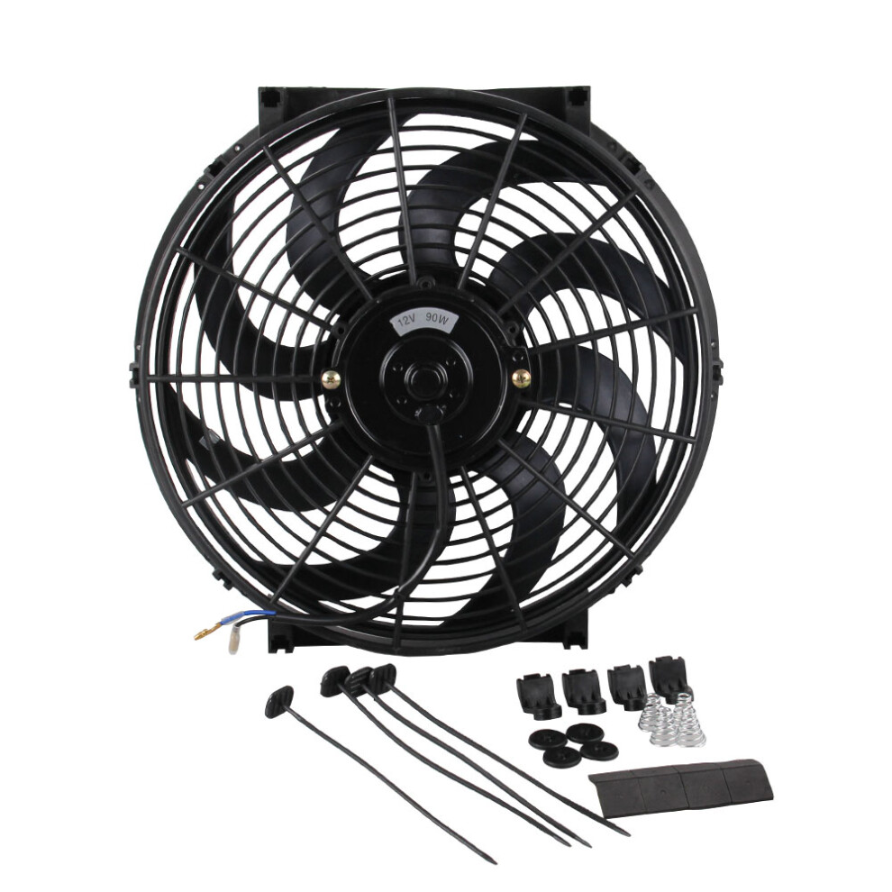 14" 90W 12V Slim Electric Fan Radiator
