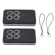 2pcs Universal Multifrequency Garage Remote Gate Remote Control 280-868MHZ for All Fixed Code and Parts of Rolling Code