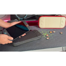 Slim Carrying Case for 2 2025, Hard Shell Travel Case with 12 Game Cards Slots, Portable Carry Bag