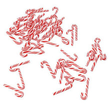 120 Stks en Witte Handgemaakte Kerst Candy Cane Miniatuur Voedsel Poppenhuis Home Decor Clay Candy Cane