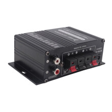 Stereo Amplifier Dc12V Dual Channel Hi-Fi Audio Player Supports Mobile Phone Dvd Input for Motorcycle Car Home Use